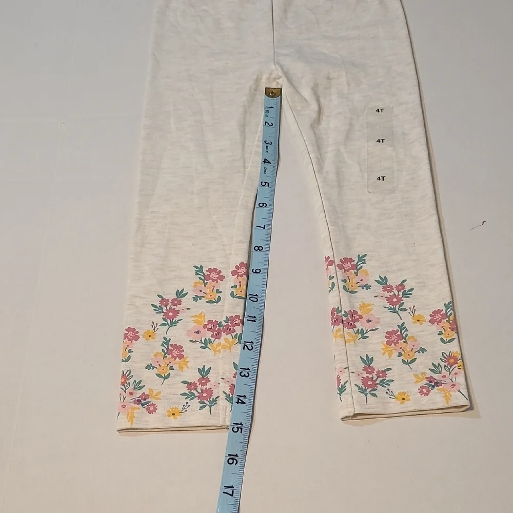First Impressions Floral Girls Leggings Size 4T NWT